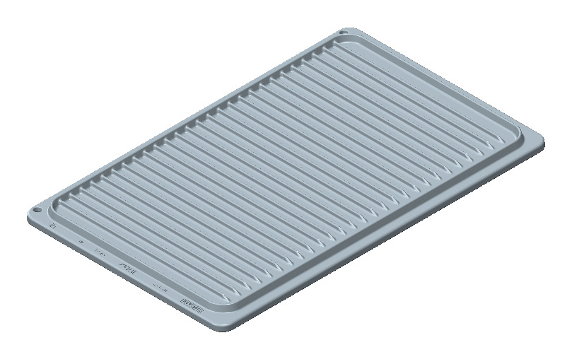 Grill-& Bratplatte GN1/1