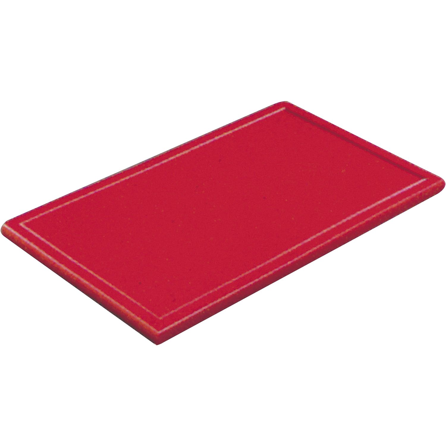 Schneidebrett mit Rille rot GN1/1