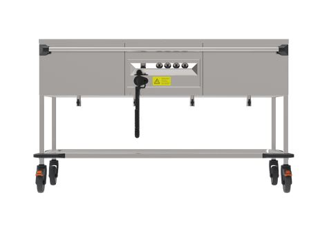Bain Marie Wagen beheizt 4xGN 1/1, ZUB4GL