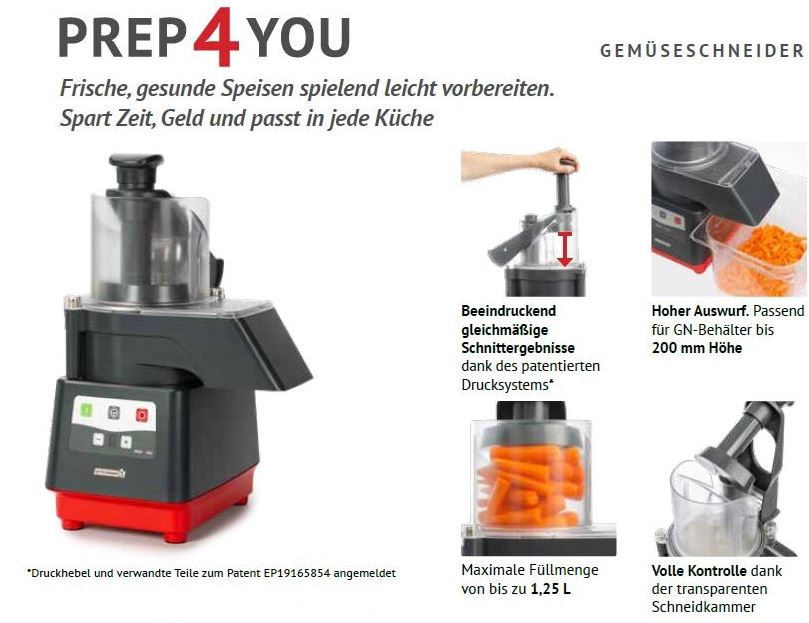 Kutter & Gemüseschneider Prep4You, Variabl