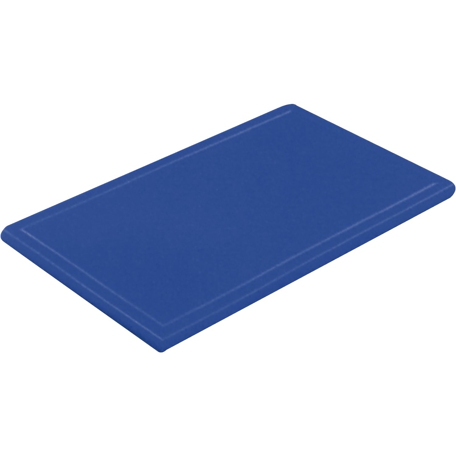 Schneidebrett mit Rille blau GN1/1