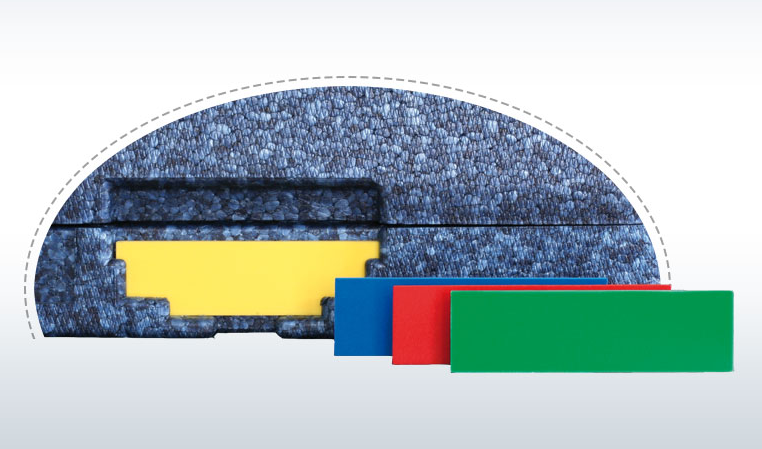 Markierungsplättchen blau