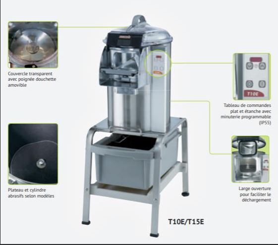 Gemüseschälmaschine 15Kg - 400 V