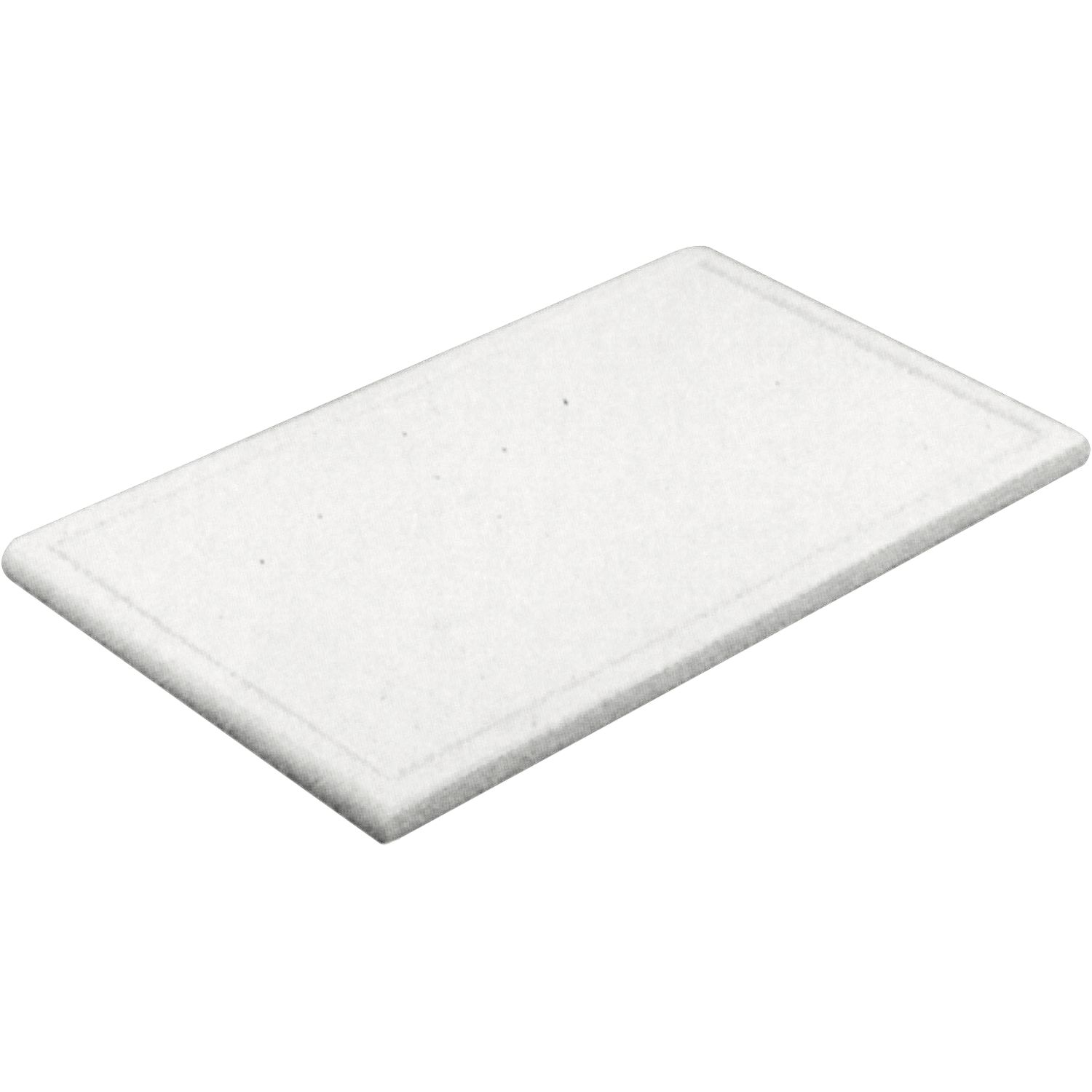 Schneidebrett mit Rille weiß GN1/1