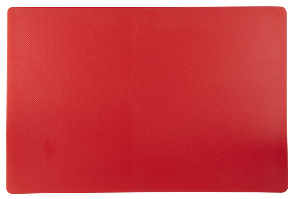 Schneidebrett GN 1/1 ohne Rille rot
